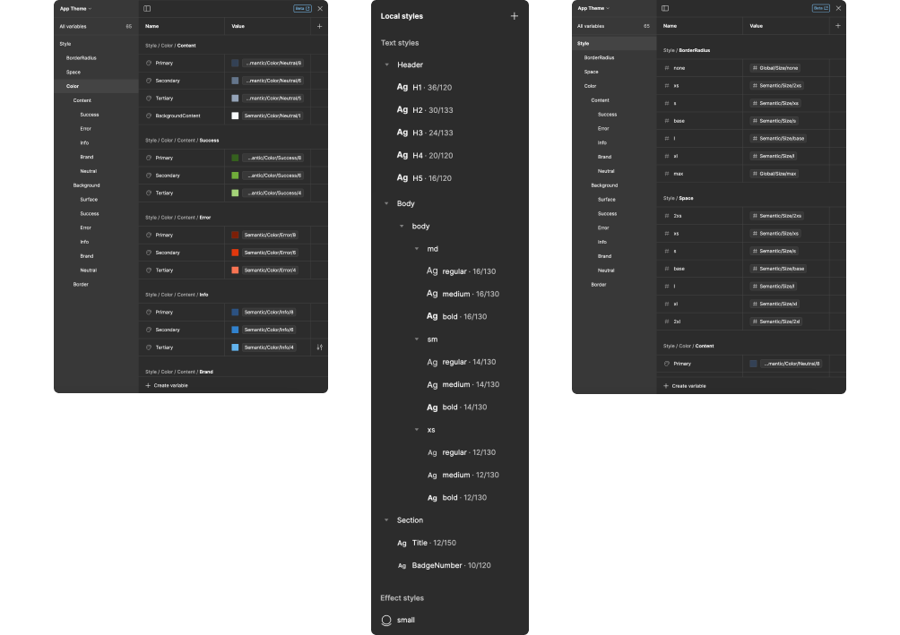 image of Design Token in Figma